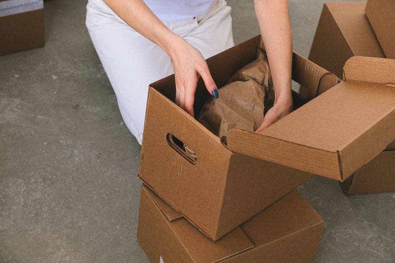 Preparing household items for relocation